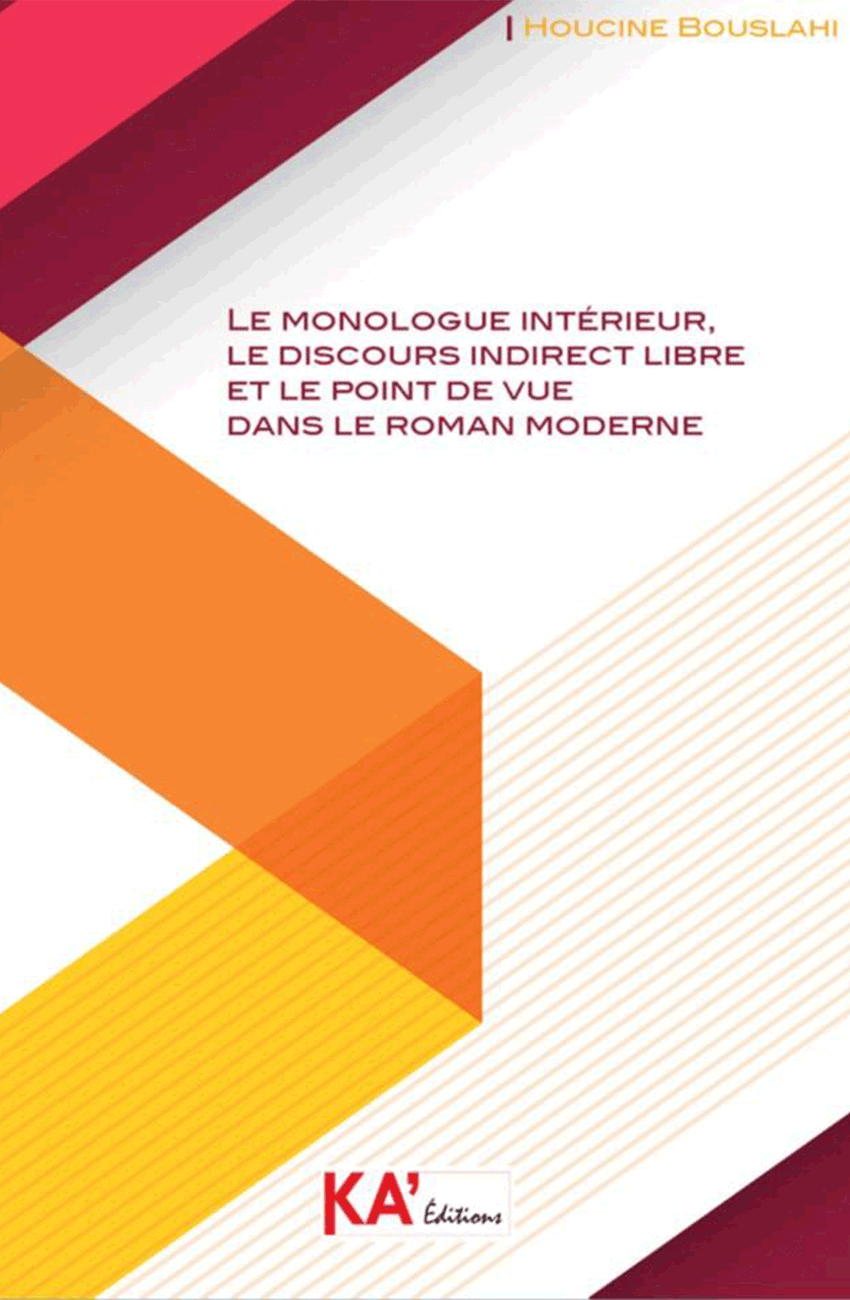 Le-monologue-intérieur,-le-discours-intérieur-libre Couverture KA Editions